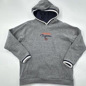 Champion Mens XL Hoodie Sweatshirt Auburn Tigers Gray Pullover Athleticwear Gym